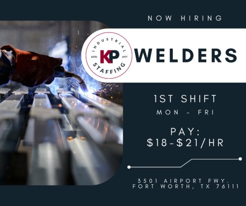 Photo post from KP Staffing Agency (Fort Worth Branch).
