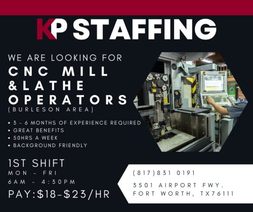 Photo post from KP Staffing Agency (Fort Worth Branch).