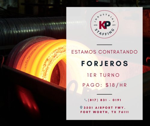 Photo post from KP Staffing Agency (Fort Worth Branch).