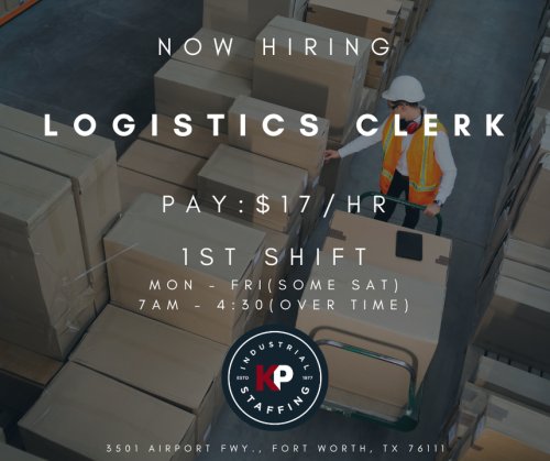 Photo post from KP Staffing Agency (Fort Worth Branch).
