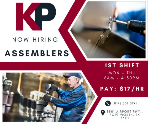 Photo post from KP Staffing Agency (Fort Worth Branch).