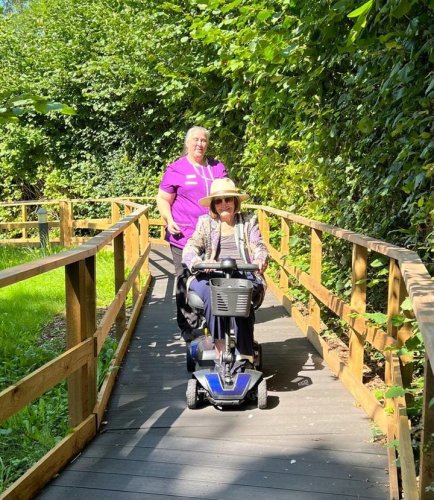 Carousel post from Salisbury Manor Care Home.