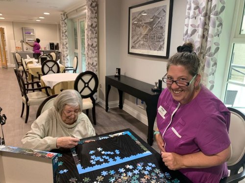 Carousel post from Salisbury Manor Care Home.