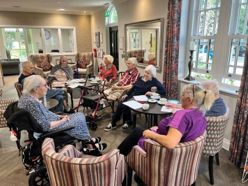 Carousel post from Salisbury Manor Care Home.