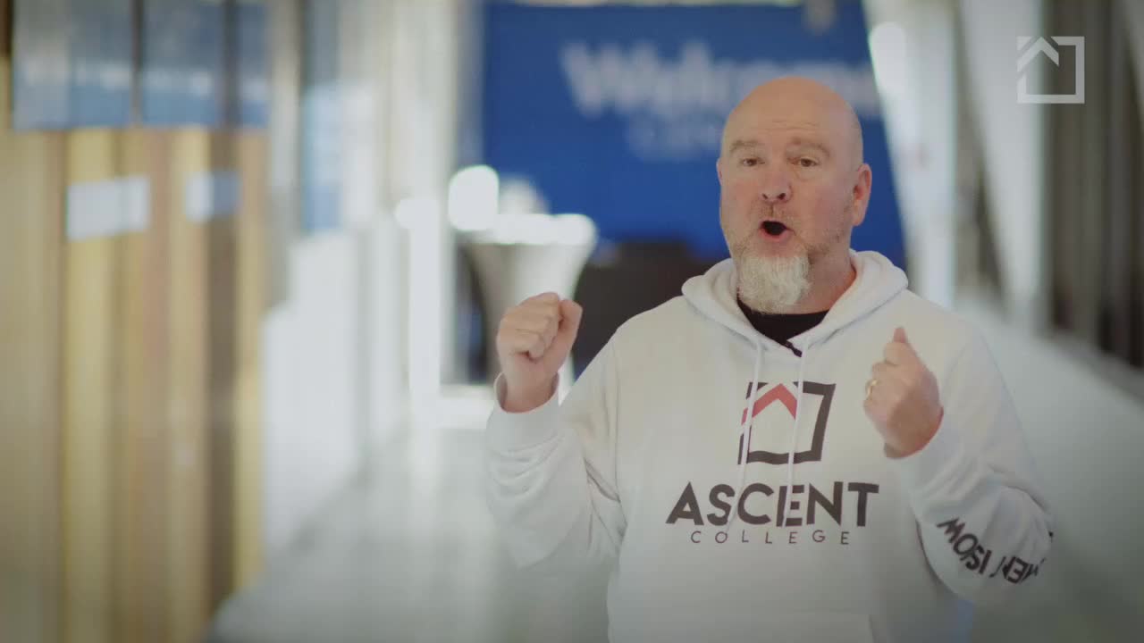 Video post from Ascent College.