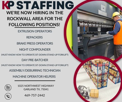 Photo post from KP Staffing Agency (Garland Branch).