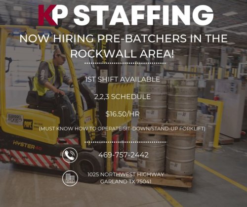 Photo post from KP Staffing Agency (Garland Branch).