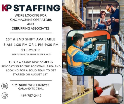 Photo post from KP Staffing Agency (Garland Branch).
