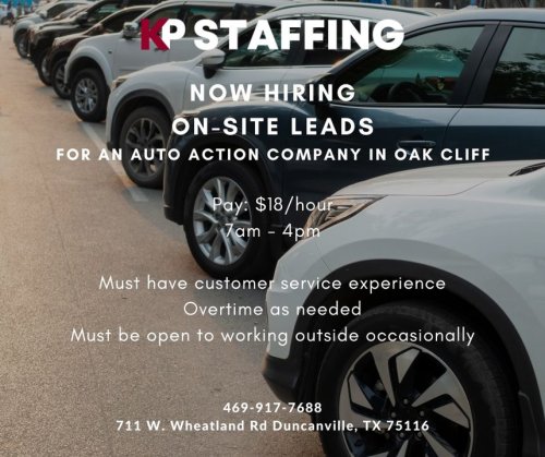 Photo post from KP Staffing Agency (Duncanville Branch).