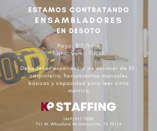 Photo post from KP Staffing Agency (Duncanville Branch).