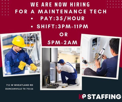 Photo post from KP Staffing Agency (Duncanville Branch).