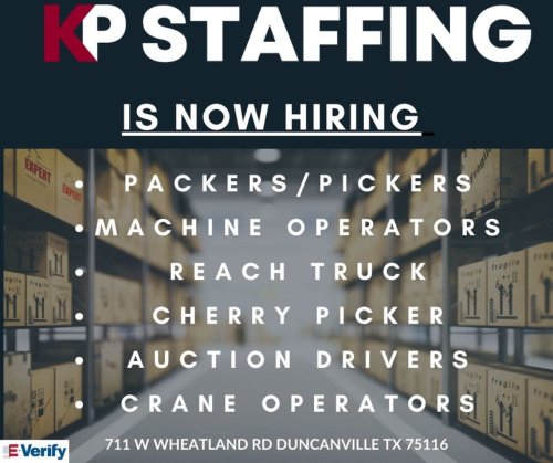 Photo post from KP Staffing Agency (Duncanville Branch).