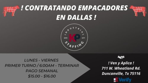 Photo post from KP Staffing Agency (Duncanville Branch).