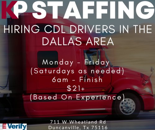 Photo post from KP Staffing Agency (Duncanville Branch).