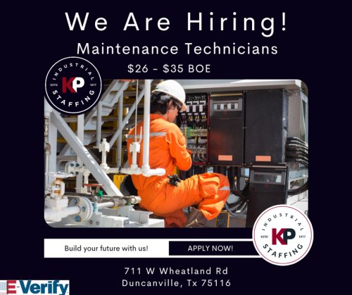 Photo post from KP Staffing Agency (Duncanville Branch).