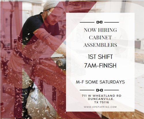 Photo post from KP Staffing Agency (Duncanville Branch).