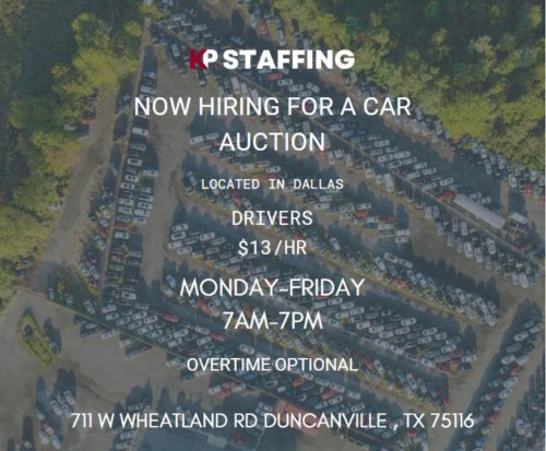 Photo post from KP Staffing Agency (Duncanville Branch).