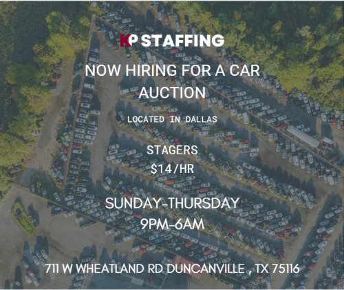 Photo post from KP Staffing Agency (Duncanville Branch).