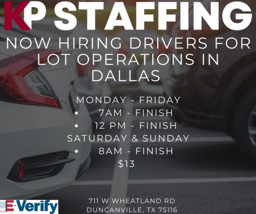 Photo post from KP Staffing Agency (Duncanville Branch).