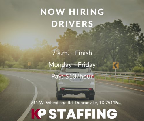 Photo post from KP Staffing Agency (Duncanville Branch).