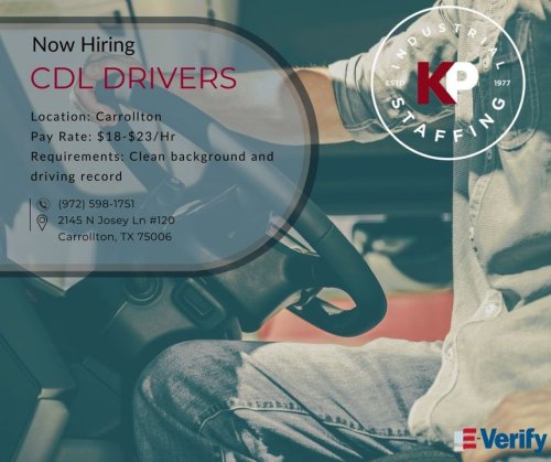 Photo post from KP Staffing Agency (Carrollton Branch).