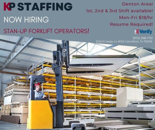 Photo post from KP Staffing Agency (Carrollton Branch).