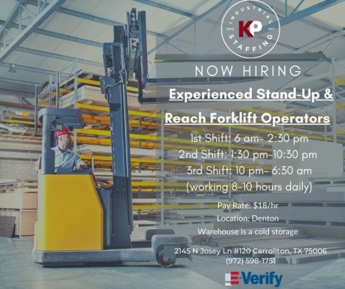 Photo post from KP Staffing Agency (Carrollton Branch).