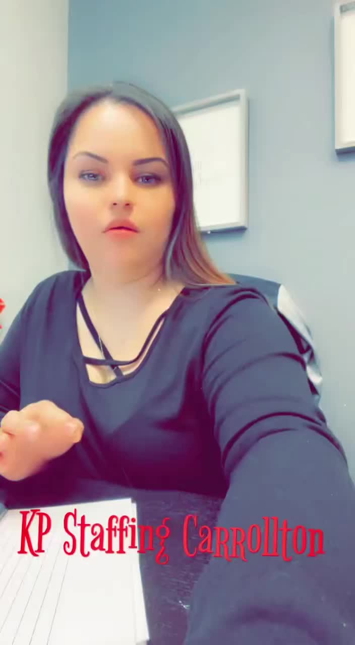 Video post from KP Staffing Agency (Carrollton Branch).