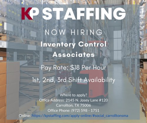 Photo post from KP Staffing Agency (Carrollton Branch).