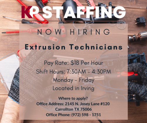 Photo post from KP Staffing Agency (Carrollton Branch).