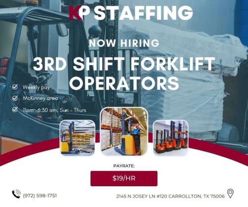 Photo post from KP Staffing Agency (Carrollton Branch).