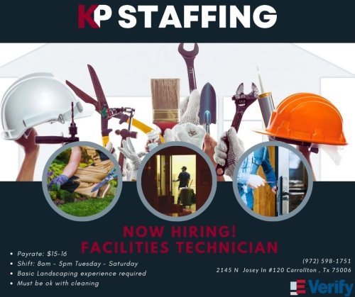 Photo post from KP Staffing Agency (Carrollton Branch).