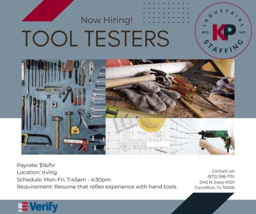 Photo post from KP Staffing Agency (Carrollton Branch).
