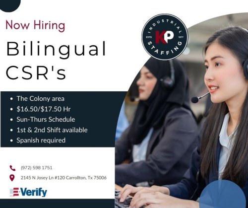 Photo post from KP Staffing Agency (Carrollton Branch).