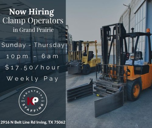 Photo post from KP Staffing Agency (Irving Branch).