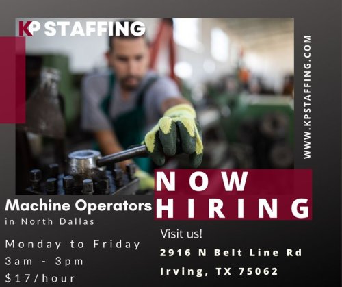 Photo post from KP Staffing Agency (Irving Branch).