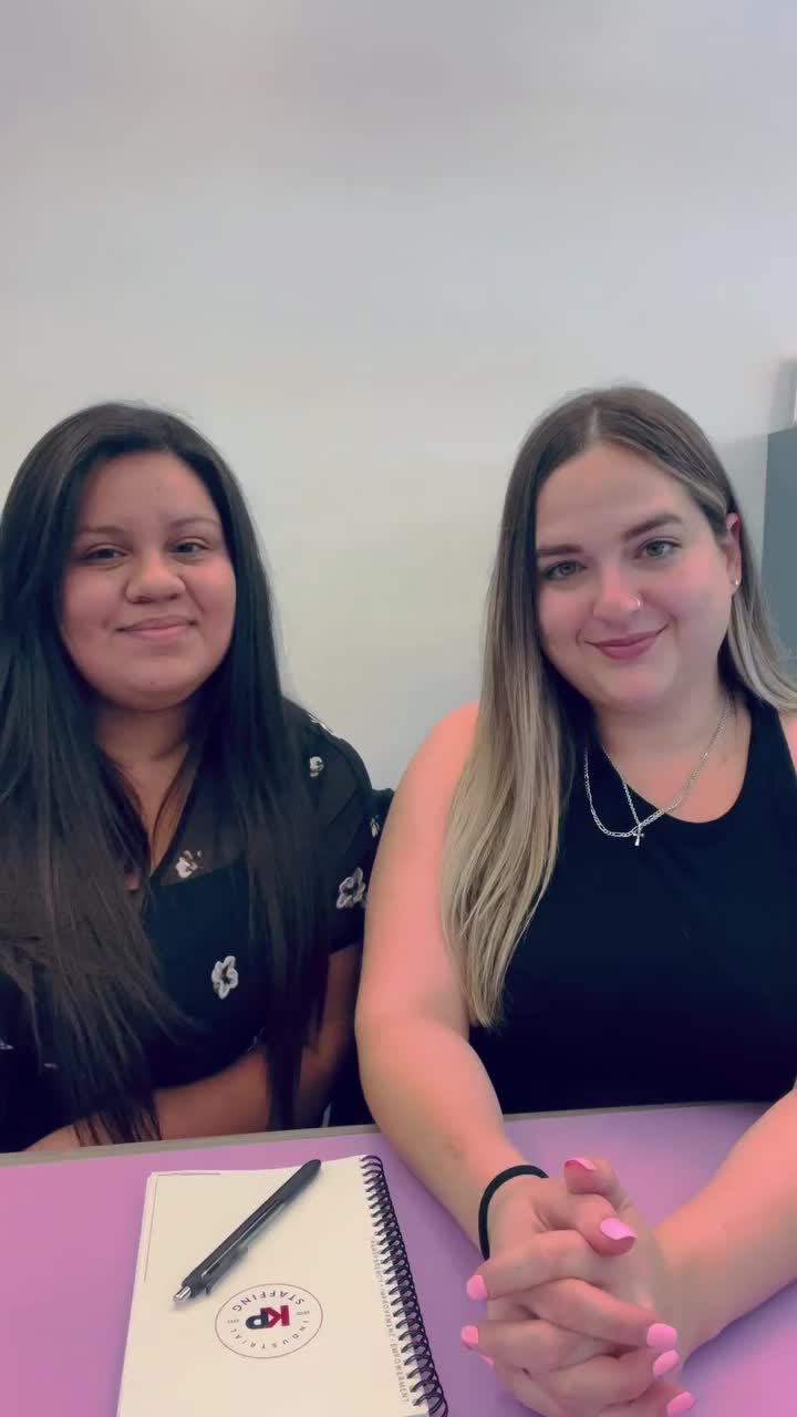 Video post from KP Staffing Agency (Irving Branch).
