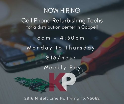 Photo post from KP Staffing Agency (Irving Branch).