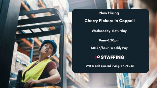 Photo post from KP Staffing Agency (Irving Branch).