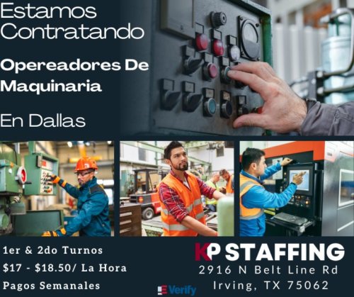 Photo post from KP Staffing Agency (Irving Branch).