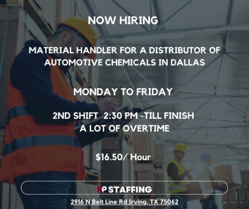 Photo post from KP Staffing Agency (Irving Branch).