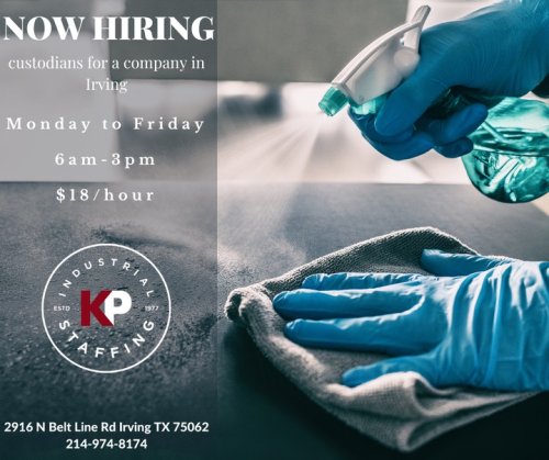 Photo post from KP Staffing Agency (Irving Branch).