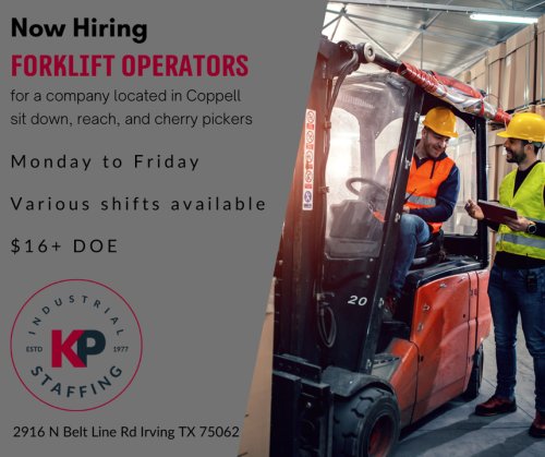 Photo post from KP Staffing Agency (Irving Branch).