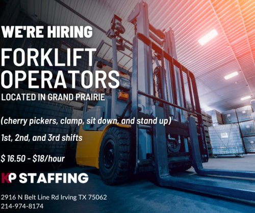Photo post from KP Staffing Agency (Irving Branch).