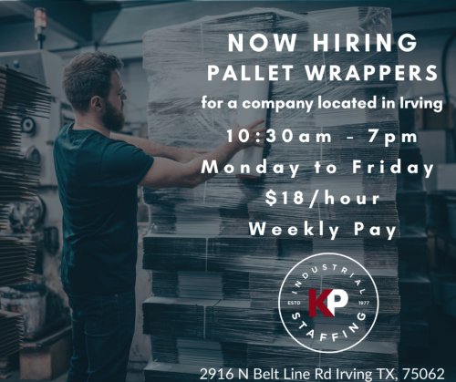 Photo post from KP Staffing Agency (Irving Branch).