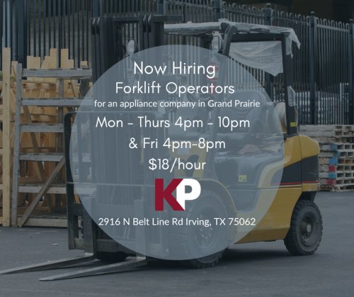Photo post from KP Staffing Agency (Irving Branch).
