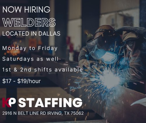 Photo post from KP Staffing Agency (Irving Branch).