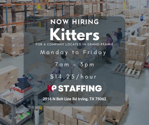 Photo post from KP Staffing Agency (Irving Branch).