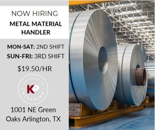 Photo post from KP Staffing Agency (Arlington Branch).