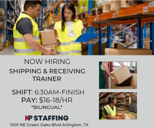 Photo post from KP Staffing Agency (Arlington Branch).